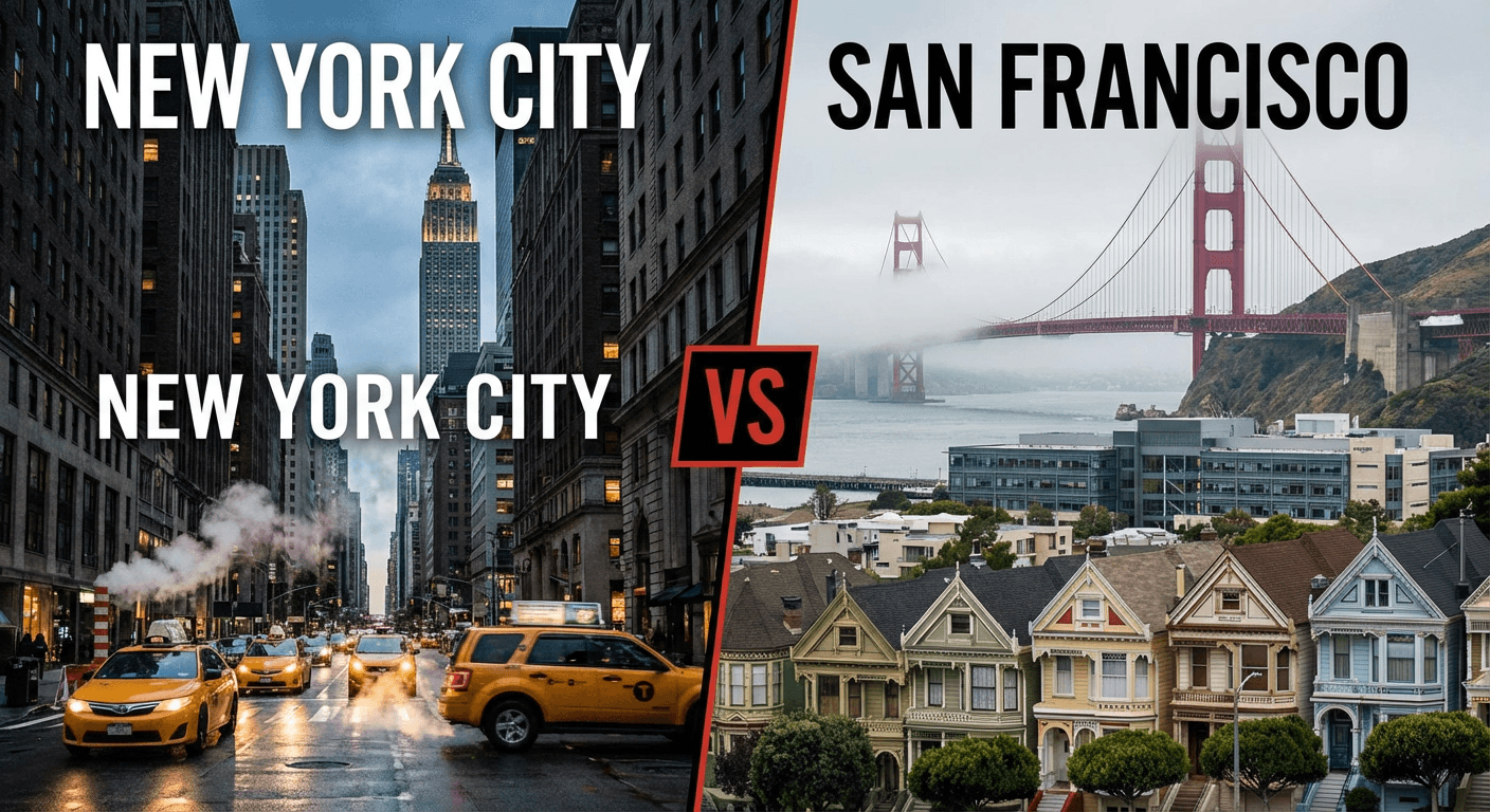 The Machine Decides: Why the Market is Voting NYC Over SF