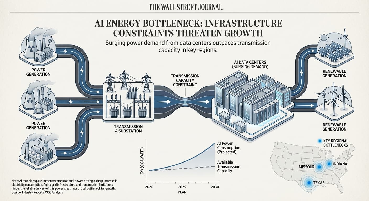 The AI Energy Bottleneck: Why Power Infrastructure Will Determine the Next Wave of Tech Dominance