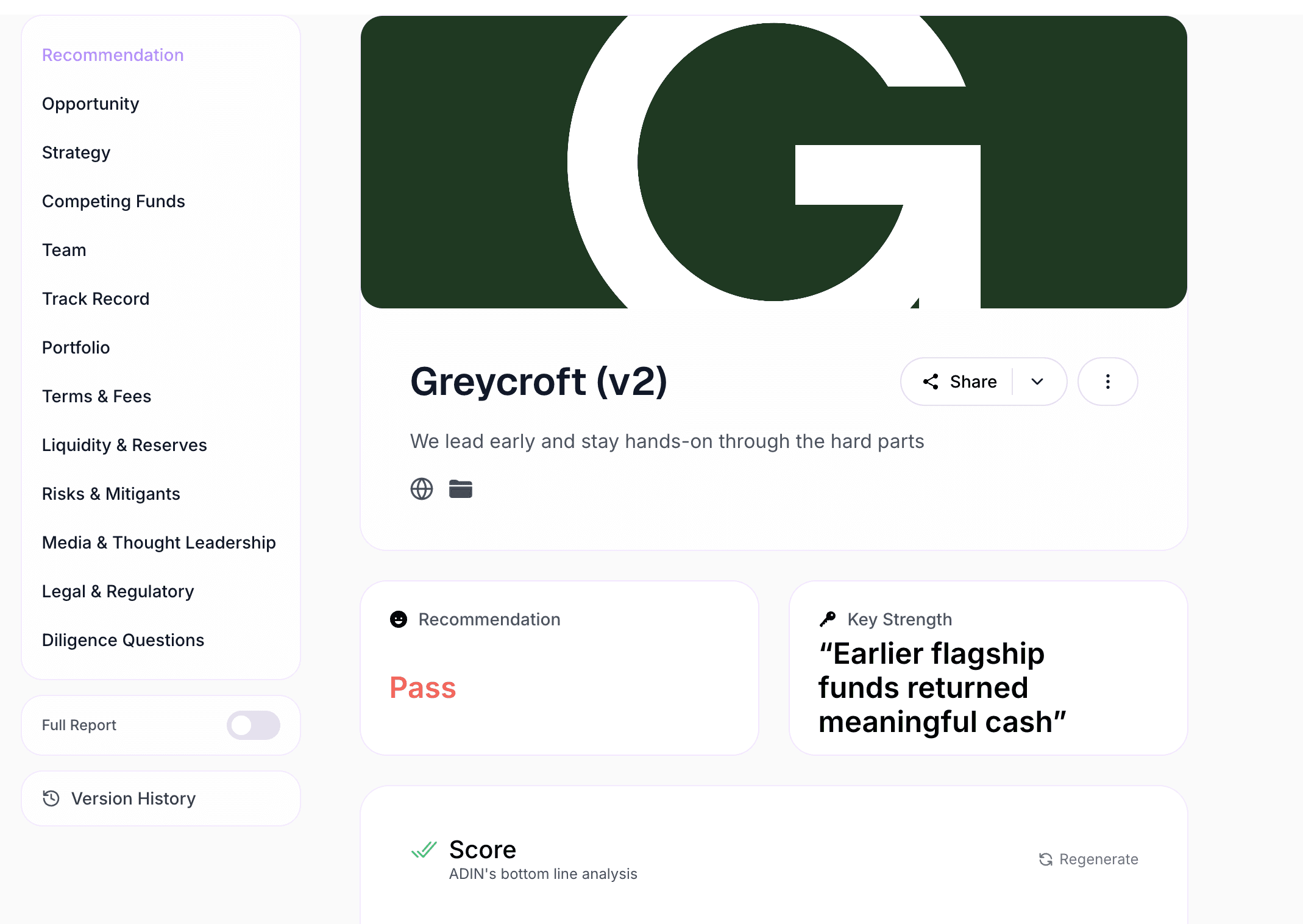 ADIN for Schroders Capital